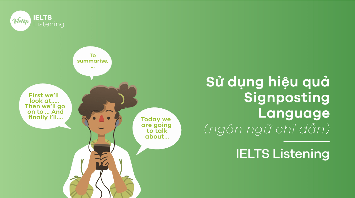 Sử dụng hiệu quả Signposting Language (ngôn ngữ chỉ dẫn) – IELTS Listening