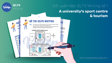 Đề luyện tập IELTS Writing số 1: A university's sport centre & tourism