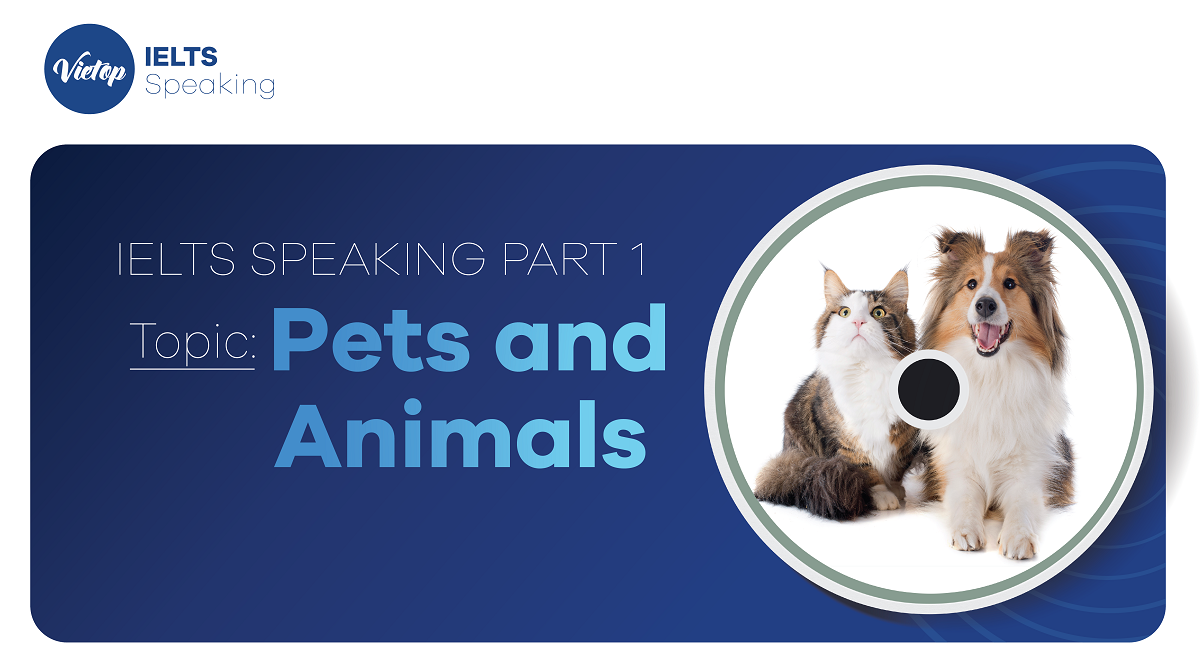Bài mẫu Topic Pets and Animals - IELTS Speaking Part 1 - IELTS Vietop