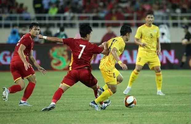 Vietnamese football team defeated Thailand in SEA Games 31