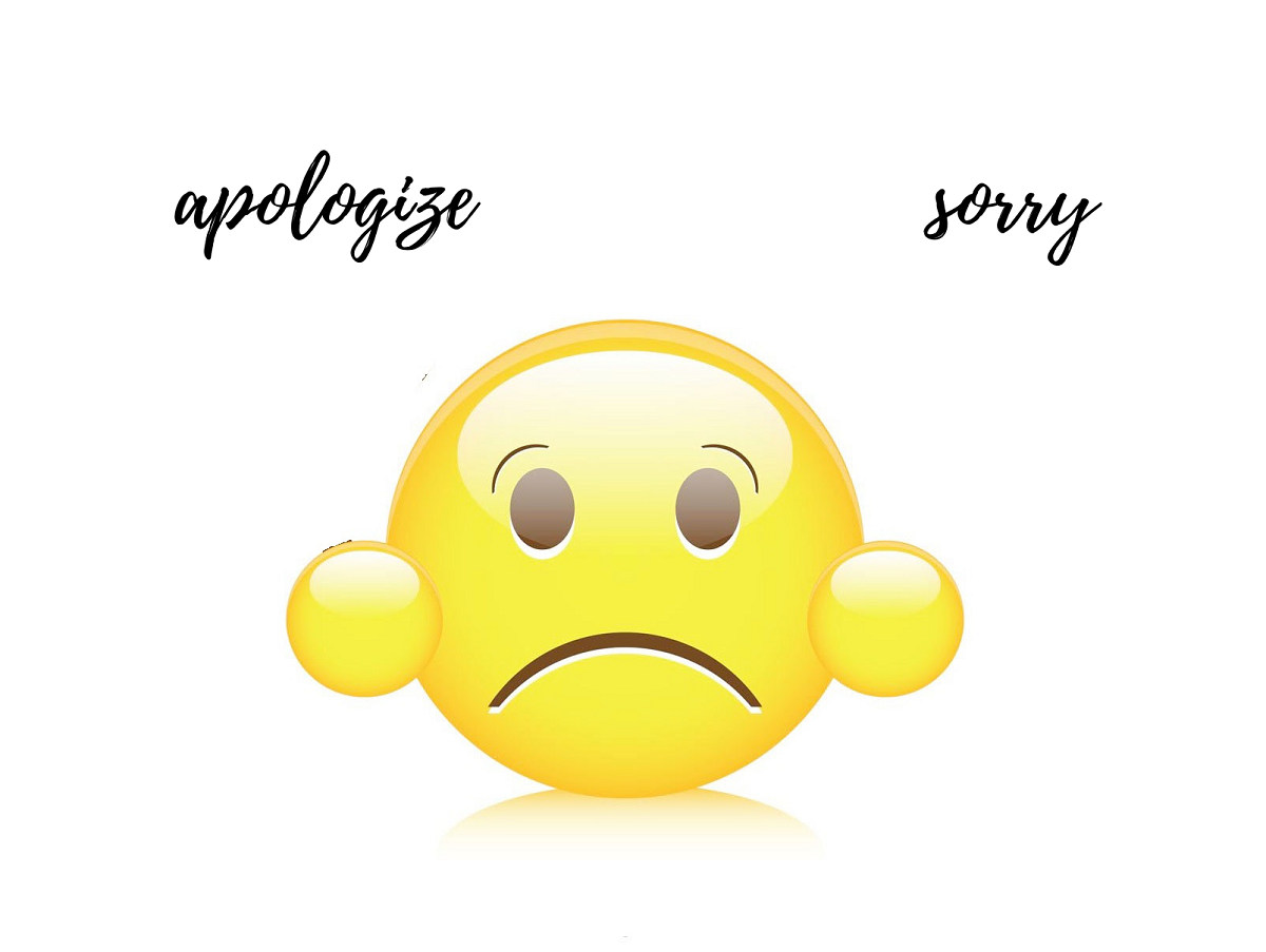 Phân biệt Apologize và Sorry