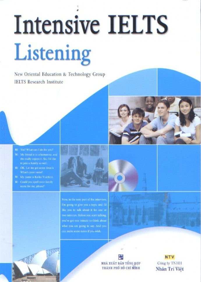 Bìa sách Intensive IELTS Listening