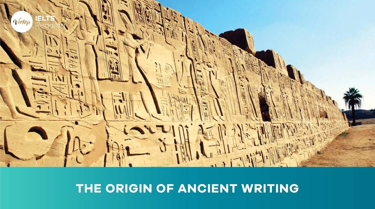 The origin of ancient writing