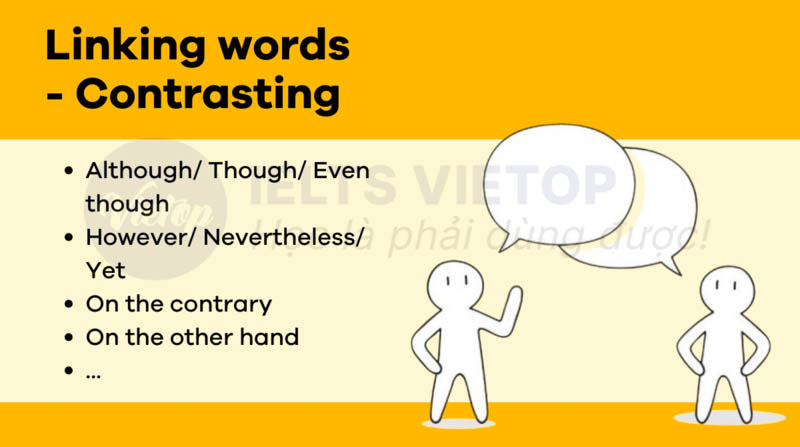 Linking words dùng để thể hiện sự tương phản