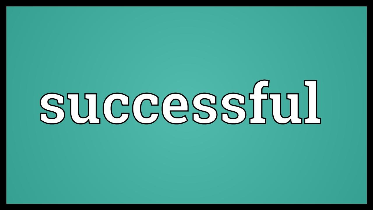 Successful nghĩa là gì