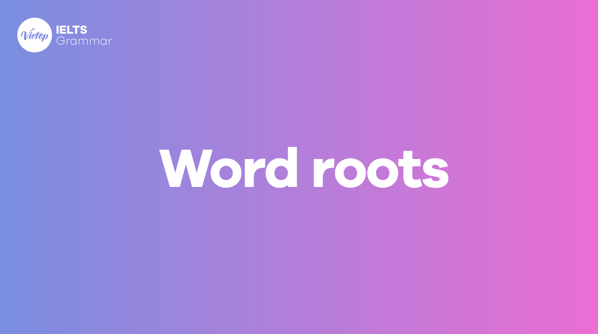 Word roots – Gốc từ là gì