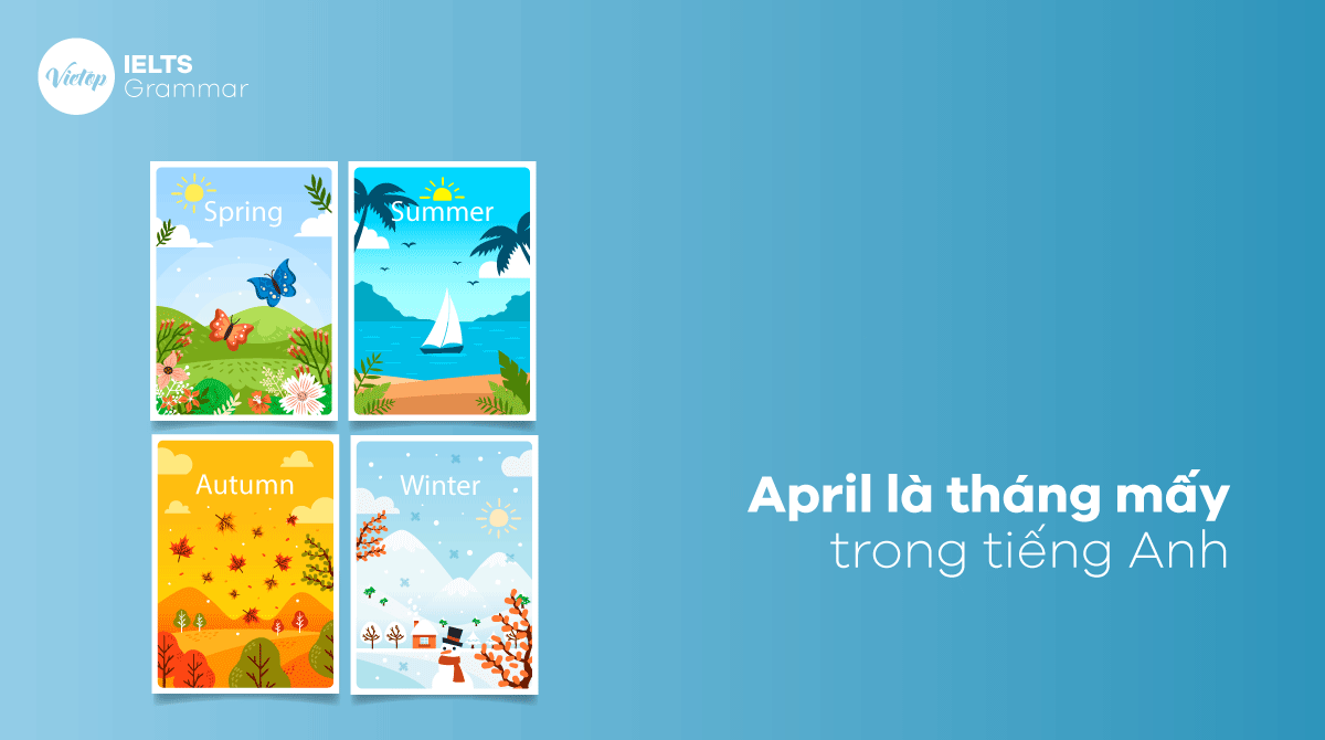 April là tháng mấy trong tiếng Anh