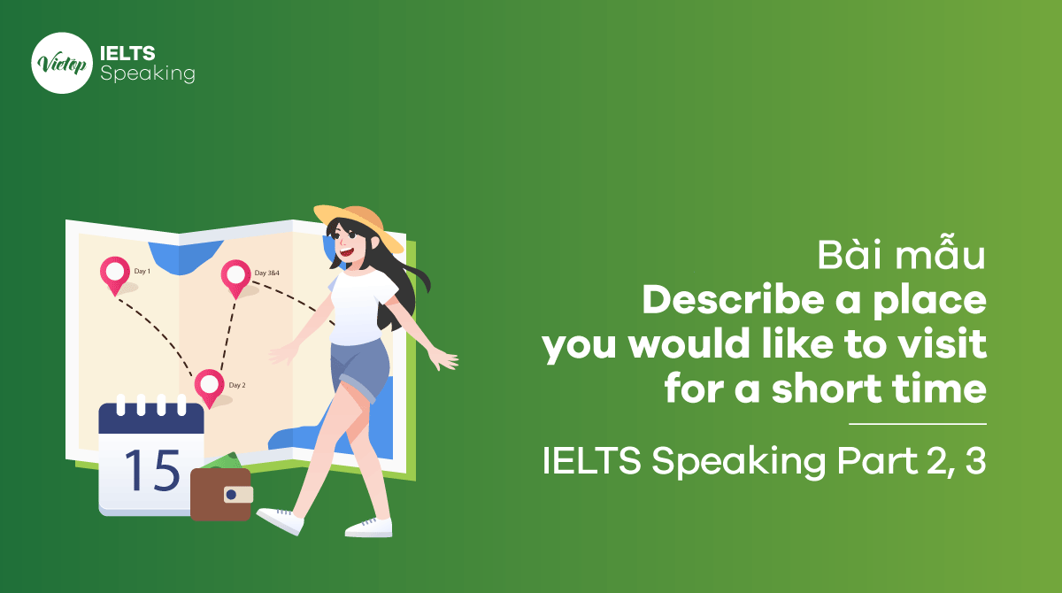 IELTS Speaking part 2 Describe a place you would like to visit for a short time