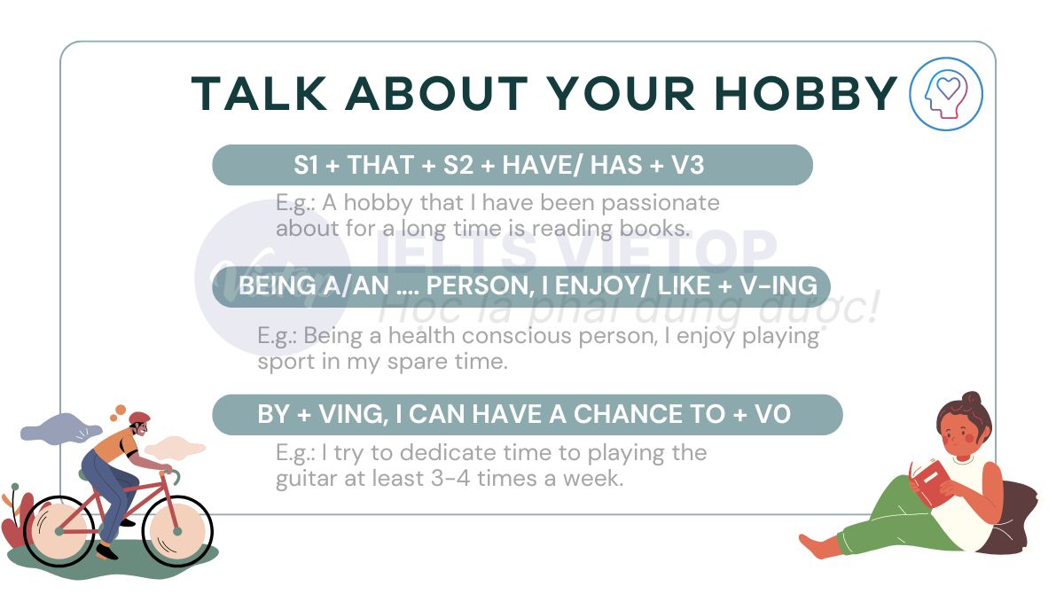 Cấu trúc cho chủ đề talk about your hobby