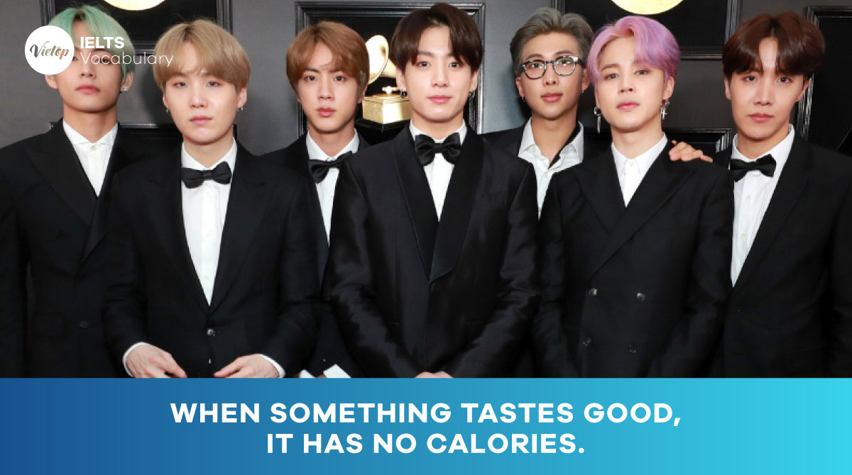 When something tastes good, it has no calories.