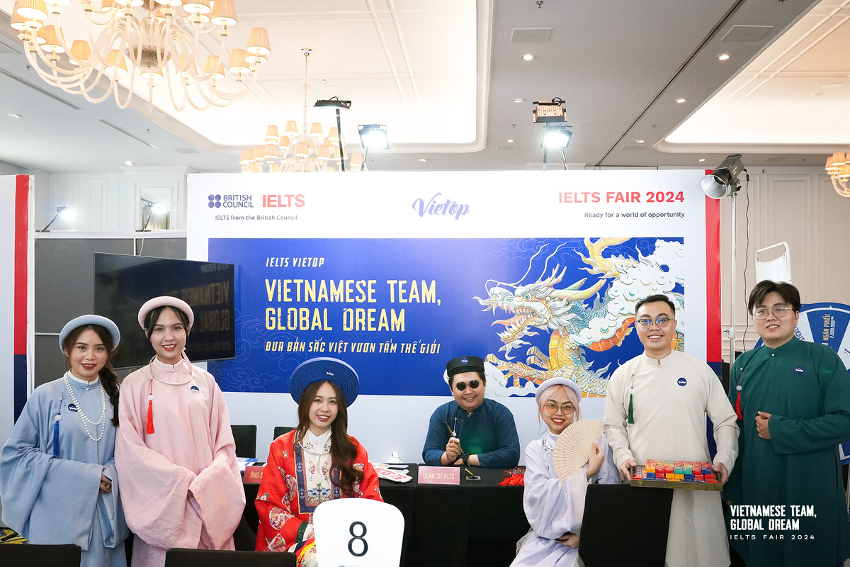 IELTS Vietop lan tỏa bản sắc Việt tại ngày hội IELTS Fair 2024
