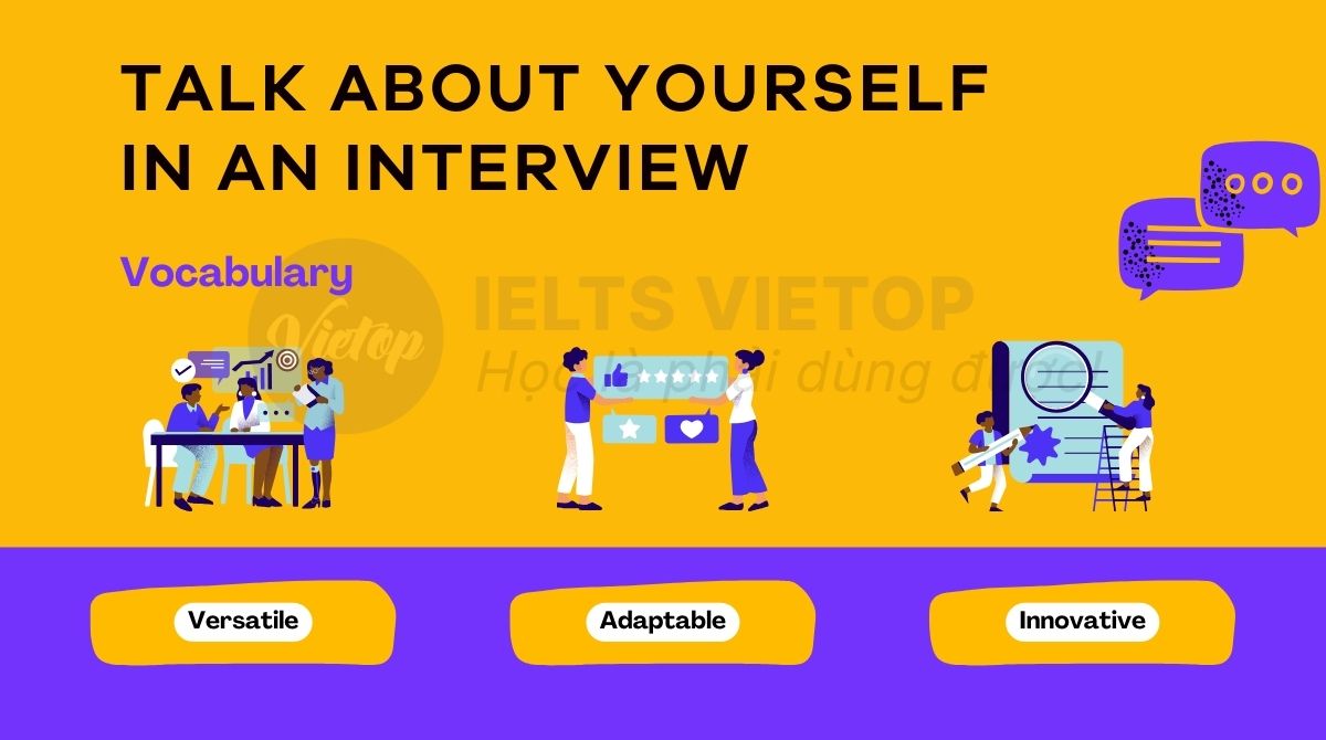 Từ vựng cho chủ đề Talk about yourself in an interview