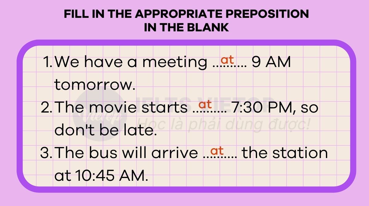 Fill in the appropriate preposition in the blank