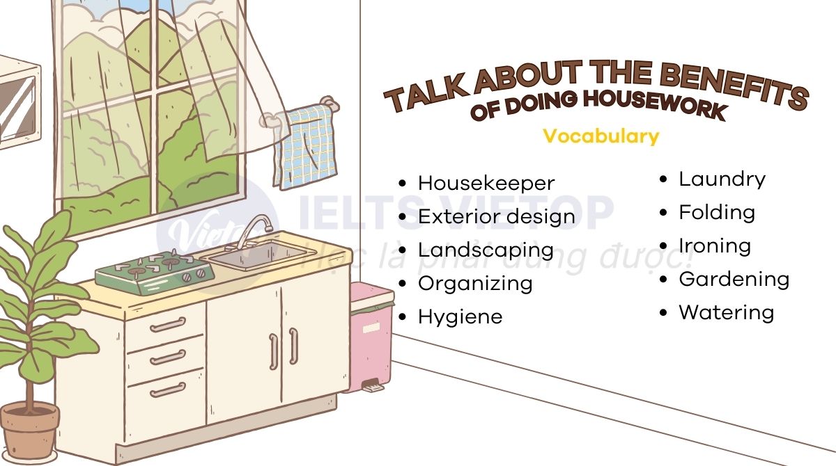 Từ vựng talk about the benefits of doing housework